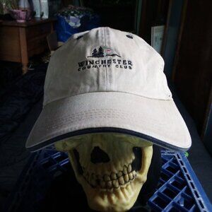 Vintage Winchester Country Club Golf Strap Hat Cap